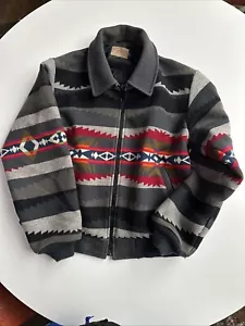 Vintage Pendleton High Grade Western Wear Aztec Southwest Wool Jacket Men Medium - Picture 1 of 7