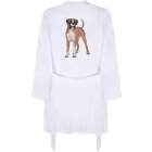 'Standing Boxer Dog' Adult Dressing Robe / Gown (RO040102)