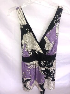 Alice & Trixie Womens Top Size XS Print Tank Shirt Blouse Silk - Picture 1 of 6