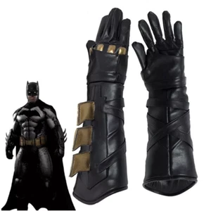 Justice League Batman Gloves Bruce Wayne Cosplay Costume Accessories Halloween - Picture 1 of 3