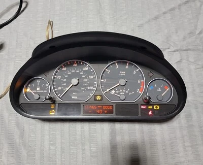99-02 BMW 325ci 330ci E46 INDICADORES DE CUADRO DE INSTRUMENTOS 6906880 MANUAL 171k millas Foto 1 de 4