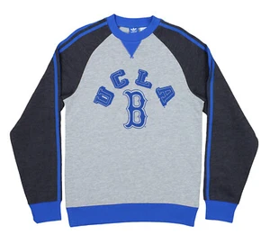 Adidas NCAA Men's UCLA Bruins Trefoil Fleece Crew, Grey - Picture 1 of 8