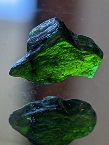 USA seller 4.04 ct Prime IF Chrome Diopside facet rough gemstone specimen - Bild 1 von 3