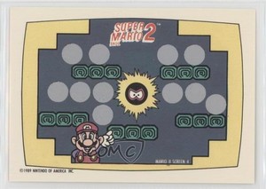 1989 Topps Nintendo Scratch-Off Game Super Mario Bros 2 Screen 4 #4 0sz7