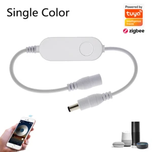 TUYA ZIGBEE Led Dimmer Controller Alexa Google Voice Control Single Color Strip - Picture 1 of 8