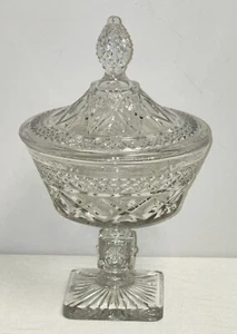 Imperial CAPE COD CRYSTAL 10" COVERED FOOTED COMPOTE #160/140 - Picture 1 of 2