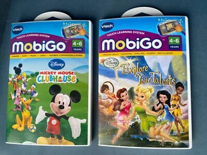 VTech Mobigo MICKEY MOUSE CLubhouse & EXPLORE YOUR TALENTS with TINKERBELL - Picture 1 of 10