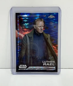 LUTHEN RAEL - 2024 Topps Chrome Star Wars Blue Pulsar Card # 9 Andor - Bild 1 von 2