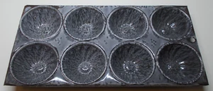 Vintage Enamelware Gray Agateware Graniteware 8 Muffin Cupcake Baking Pan - Picture 1 of 7
