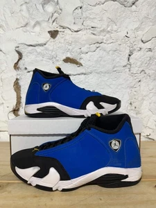 Air Jordan 14 ‘Laney’ Men’s Size 10 Pre-owned Sneakers 487471-407 - Picture 1 of 6