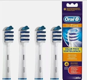 4x Testine Originali Oral-B TriZone Ricambio Spazzolino Elettrico Tripla Azione - Foto 1 di 3