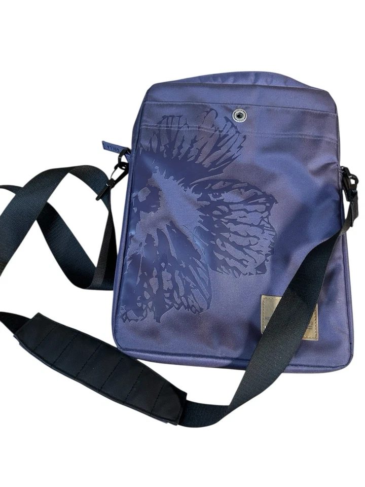 Golla Purple Laptop Bag Floral Print 13” Case Generation Mobile Shoulder Strap - Image 1 of 4