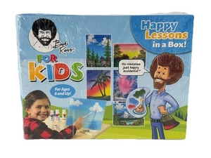 Bob Ross For Kids - Happy Lessons In A Box Painting Kit Fast Free Shipping! - Picture 1 of 7