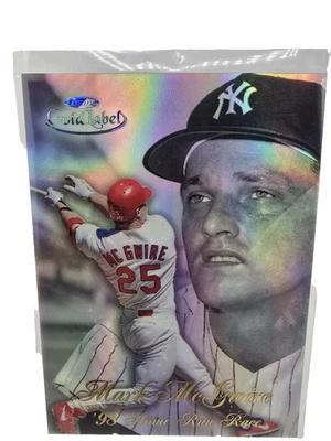 1998 Topps Black Label #HR 2 McGwire. '98 Home Run Race - Image 1 of 4