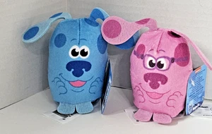 Blue's Indices & You! Mini Set Peluche Blu e Magenta Just Play 2022 Nickelodeon - Foto 1 di 15