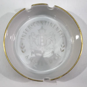 VTG Intercontinental Hotel Amsterdam Amstel Ashtray Schönwald Germany 9184 Gold - Picture 1 of 13