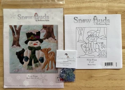 Snow Buds McKenna Ryan Bloque 9 Patrón Primera Escarcha con Paquete de Adornos Foto 1 de 4