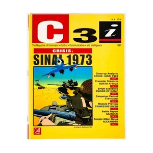 GMT C3i #8 "Close Up Analysis of Crisis - Sinai 1973, Crusader North Af Mag EX - Imagen 1 de 2