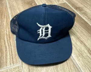 Cappello camionista vintage Detroit Tigers maglia snapback OSFA - Foto 1 di 8