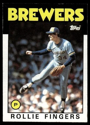 1986 Topps #185 Rollie Fingers - Image 1 of 2