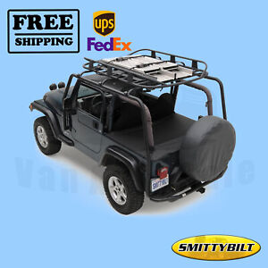 Roof Rack Dire1987-1995 t Black Steel Smittybilt for Jeep Wrangler 87-95
