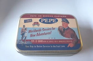 VINTAGE PEPE CO. SERVIZIO ABBIGLIAMENTO LATTA - Foto 1 di 1