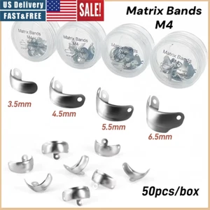 50 Stck. Dental Matrix Bänder Palodent V3 Stil Schnitt Konturiert Nachfüllmatrizen - Bild 1 von 17