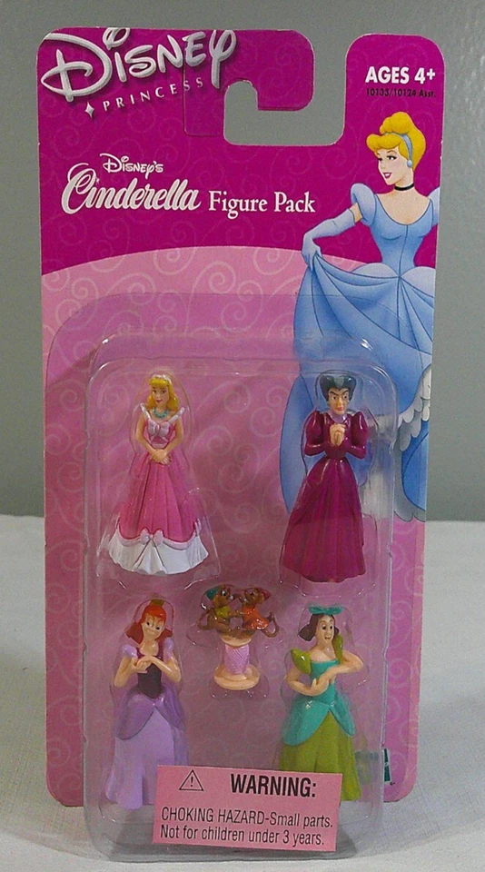 2002 Hasbro Disney Cinderella Mini Figure Pack Set
