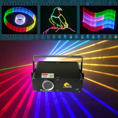 Mini 1W RGB Laser mit SD Karte ILDA DJ Laserlichter/Discolicht/Bühnenlicht Yc - Bild 1 von 4