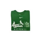 T-shirt St Louis Cardinals - Nike STL vert chanceux MLB T-shirt de baseball - Homme Petit