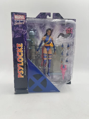 Marvel Select Psylocke X-men Danger Room Action Figure by Diamond (New & Sealed) Cover