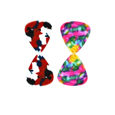 Lots of 100pcs Tie-dye Celluloid Guitar Picks Plectrums 0.71mm / 0.96mm - Image 1 of 4