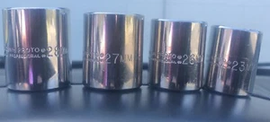 PROTO Professional MH SERIES SOCKETS 4pcs And  1 Proto 5461L 1/2” Extension - Picture 1 of 7