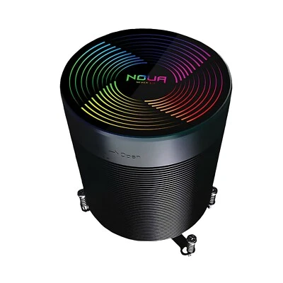 DISSIPATORE NOUA ALASKA RGB ADDRESSABLE FAN PWM CPU INTEL 115x 1700 1200 AM4 AM3 - Immagine 1 di 4