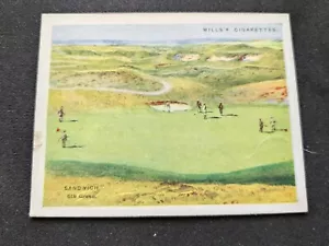 1924 Wills Golfing Card # 22 Sandwich (VG/EX) - Picture 1 of 3