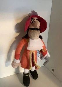 JAKE Neverland PIRATAS CAPITÁN GANCHO disney jr FELPA relleno SOLO JUEGA Peter Pan - Imagen 1 de 5