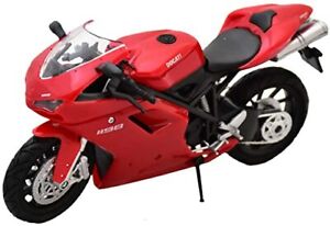 Neuf Ray 1:12 Ducati 1198 Die sous Pression Jouet Modèle Moto Rouge