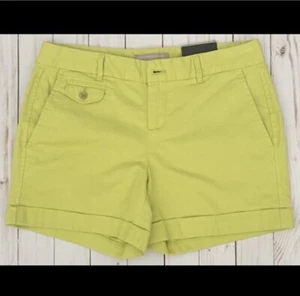 Pantaloncini corti Banana Republic con polsini cuciti taglia 0 verde casual tinta unita donna - Foto 1 di 7