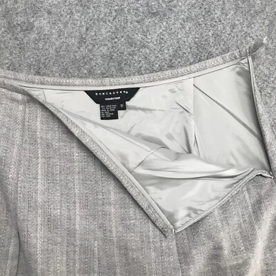 Doncaster Collection Skirt Womens Size 10 Wool Blend Gray Pleated Swing Lined - Image 1 of 4