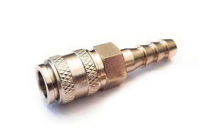 DELTA-P LTD Acoplamiento hembra de liberación rápida en línea para manguera de gas perforado de 8 mm propano/gas butano