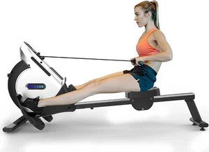 Neezee Rowing Machine with 16 Levels Magnetic Resistance, Super Silent Rowing Ma - Picture 1 of 8