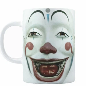 New Vintage Style CLOWN FACE COFFEE MUG, 11oz or 15oz, Carnival Circus Creepy It - Picture 1 of 9