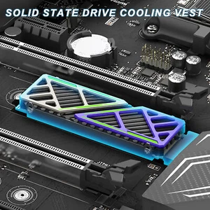 Nvme Ngff Radiator Pc High-efficiency Cooler Aluminum M.2 Ssd 2280 Heatsink - Picture 1 of 9