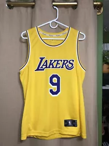 RARE Rajon Rondo #9 LOS ANGELES LAKERS Fanatics Yellow NBA Jersey Men’s Size S - Bild 1 von 22