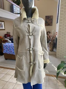 Missoni Hebilla Gris Claro Piel de Oveja 6 Hecho en Italia - Imagen 1 de 10