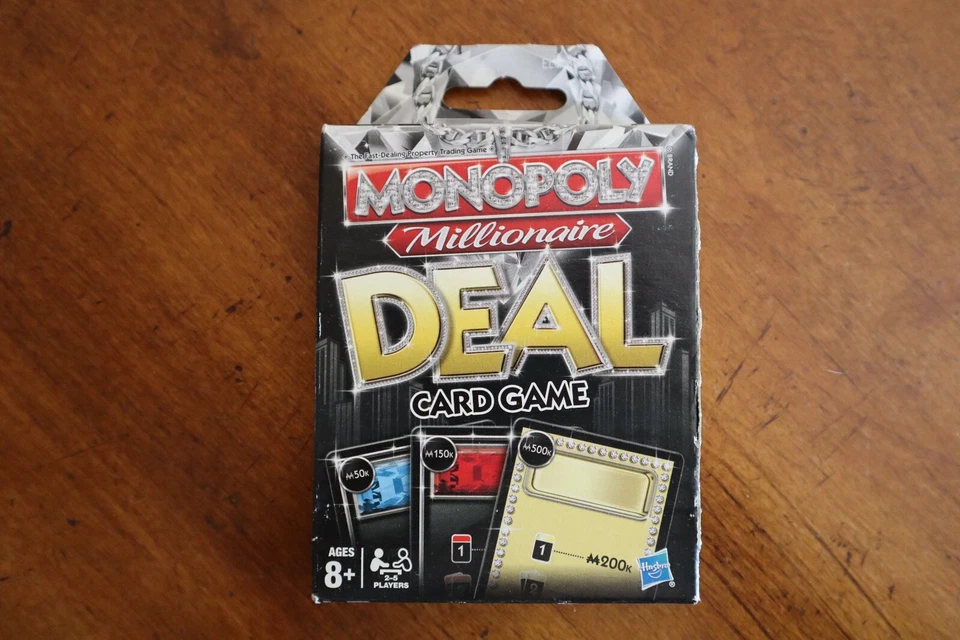 2011 Hasbro Parker Brothers Monopoly Millionaire Deal Card Game