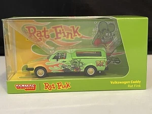 VOLKSWAGEN CADDY PICKUP W/SHELL RAT FINK 1/64 SCHUCO & TARMAC WORKS T64S-013-RF1 - Picture 1 of 5