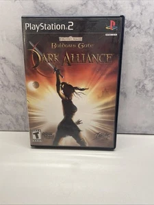Baldur's Gate: Dark Alliance (PlayStation 2, 2001) black label No Manual - Picture 1 of 3
