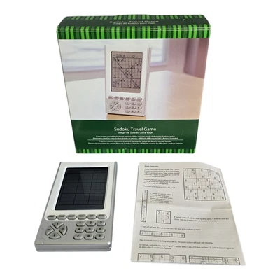 Sudoku Electrónico Portátil Portátil Juego de Viaje ¡Batería Nueva! Foto 1 de 4