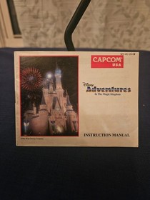 Disney's Adventures in the Magic Kingdom NES Manual Original Rare